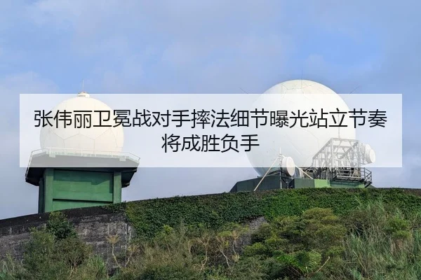 张伟丽卫冕战对手摔法细节曝光站立节奏将成胜负手（Aiyouxi）